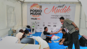 posko mudik PKS Payakumbuh