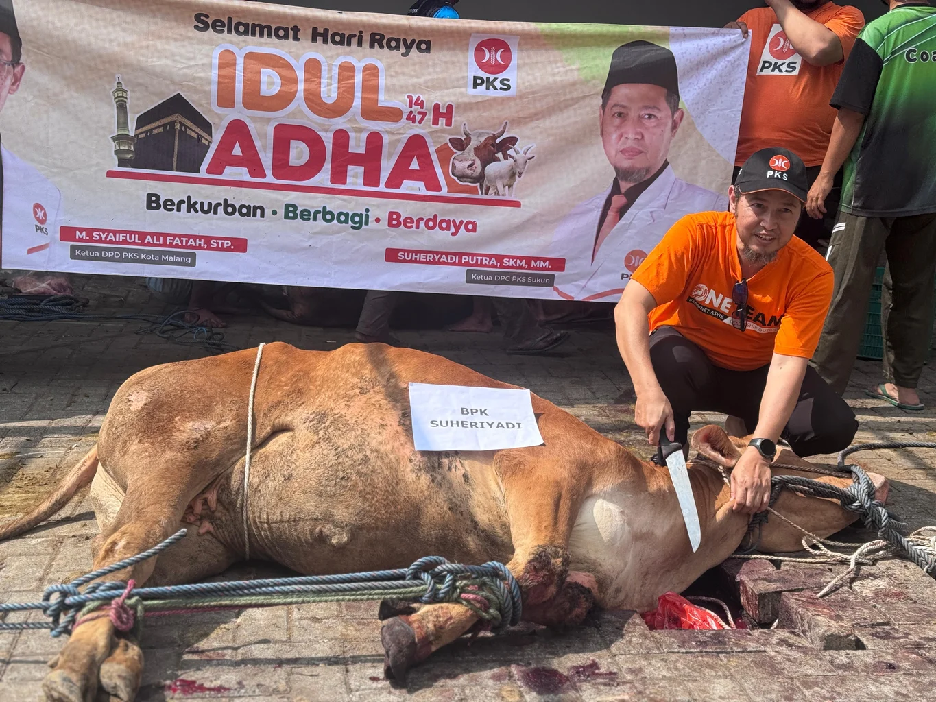 DPC PKS Sukun Bagikan 1.500 Paket Kurban