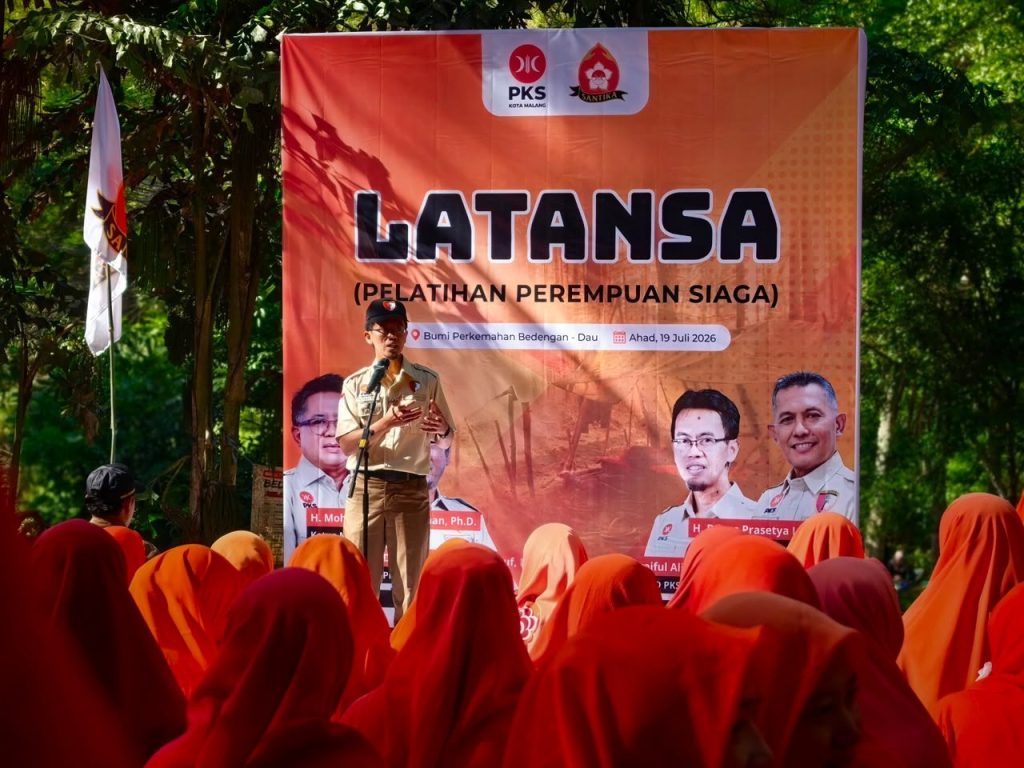230 Perempuan PKS Kota Malang Digembleng Fisik dan Mental dalam Pelatihan LATANSA di Bedengan 1 PKS Kota Malang Gelar LATANSA, Cetak Muslimah Tangguh dan Siaga Hadapi Bencana